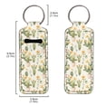 thumbnail image 2 of Yuyamidu Cactus Small Car Chapstick Holder Keychain Women's Lipstick Holder Keychains Yellow Flower Lipsticks Keyrings Pouch Portable Makeup Accessories, 2 of 6