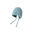 thumbnail image 2 of Eoperou Ear Protection Lace-up Brimless Bandage Winter Hat Women Solid Color Riding Woolen Yarn Cap, 2 of 8