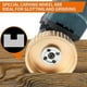 thumbnail image 4 of 5PCS Angle Grinder Wood Carving Disc Set, with 5/8 Inch Arbor, 4 of 5