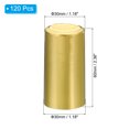 thumbnail image 2 of Unique Bargains Bouchon Rétractable en PVC avec Languette pour Bouteille de Vin, 120 Pcs 30x60mm Couverture Rétractable Ton Or, 2 of 5