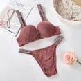 thumbnail image 1 of Lencería de encaje personalizada europea y americana con pedrería, lencería femenina tentadora, 1 of 6