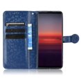 thumbnail image 3 of (Bleu) pour Sony Xperia 5 II Étui en Cuir Texturé Nid d'Abeille, 3 of 5