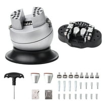 KFFKFF Ball Vise, 3" Engraving Tool with 360° Rotating Block, Includes 30 PCS Jewelry Engraving Accessories, Ideal for Gem Inlays & Detailed Engravings