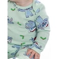 thumbnail image 6 of Stitch Baby Boys Christmas Graphic Bodysuit and Jogger Pants Set, 2-Piece, Sizes 0M-12M, 6 of 8