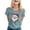 Light Blue, variant on NJGRAE Plus Size Tops for Women Women’S Off Shoulder Tees T Shirts for Women Graphic Tee Clothes Summer Short Sleeve Top Women’S High Low Hem Tees Xxl