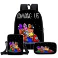 thumbnail image 1 of Among Us Visor Backpack Kids Rucksack Crewmate Back To School Bag A, 1 of 3
