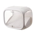 thumbnail image 3 of Vitrina de escritorio, organizador de encimera, caja portátil para organizar objetos de colección Blanco, 3 of 9