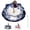 Blue, variant on Umbrella Shape Ceramic Tea Strainer, Thickened Umbrella Tea Infuser, Loose Leaf Filter with Rotating Design for Coffee Brewing, Blue & White Tea Filter with Matching Base