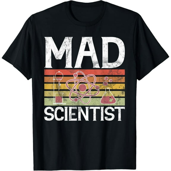 t-shirt Mad Scientist T-Shirt mens t shirt，black，women，funny，misfits，men，journey