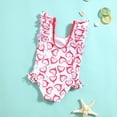 thumbnail image 4 of HIPYLO Girls Bathing Suits Size 10-12 One Piece One Rashguard for Girls Toddler Swimsuit Swim Suit Kids 12 Month Swimsuit for Baby Girls' Swimwear Swim for 7-8 Years Swim Pants for Boys Girl, 4 of 7