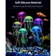 thumbnail image 2 of JM 6 Decoración de medusas brillantes para acuario pecera JM, 2 of 5