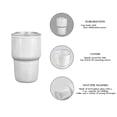 thumbnail image 4 of 6pcs Mini 3oz Tumbler Shot Glass With Straw And Lids , Sublimation Double Layer Shot Glasses Set For Drinks, Coffee, 4 of 5
