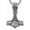 Style 2, variant on Thors Hammer Necklace 925 Sterling Silver Nordic Viking Mjolnir Necklace Norse Viking Jewelry Gift for Men-2