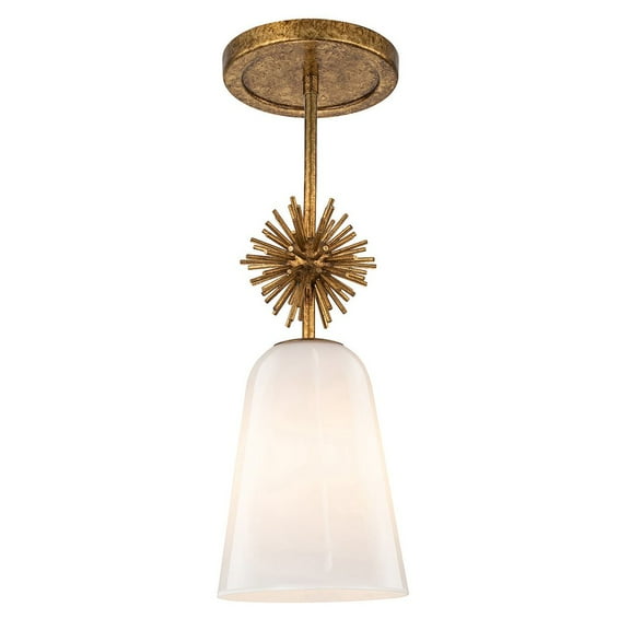 Lucas McKearn Staring 1 Light Pendant Opal Glass