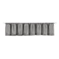 thumbnail image 5 of Woven Trends 2-Pack Pinch Pleated Curtains, Solid Farmhouse and Modern Rustic Curtains,  Box Pleated Edges for Living Room and Bedroom, Rod Pocket, 52" W x 63" L, Gray, 5 of 7