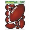 6 Packages - Football Clings (1/Package) by Beistle Party Supplies