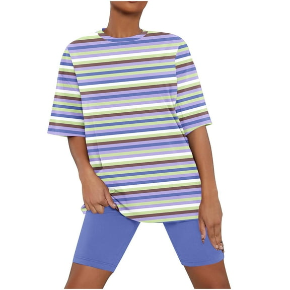 yievot Womens Pajama Sets Short Sleeve Top with Shorts Soft Comfy Loungewear Sleepwear 2 Piece Outfit Summer