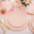 thumbnail image 6 of 60PCS Pink Plastic Plates Disposable - Heavy Duty Pink Plates for Party - Include 30Pieces 10.25inch for Dinner and 30Pieces 7.5inch for Dessert Salad, 6 of 7