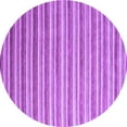 thumbnail image 1 of Ahgly Company Indoor Round Abstract Purple Contemporary Area Rugs, 8' Round, 1 of 4