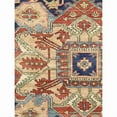 thumbnail image 3 of Pasargad Home Serapi 8' x 8' Hand-Knotted Wool Ivory/Navy Rug - All Ages, Indoors, 3 of 5