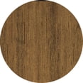 thumbnail image 1 of Ahgly Company Indoor Round Abstract Brown Modern Area Rugs, 3' Round, 1 of 4