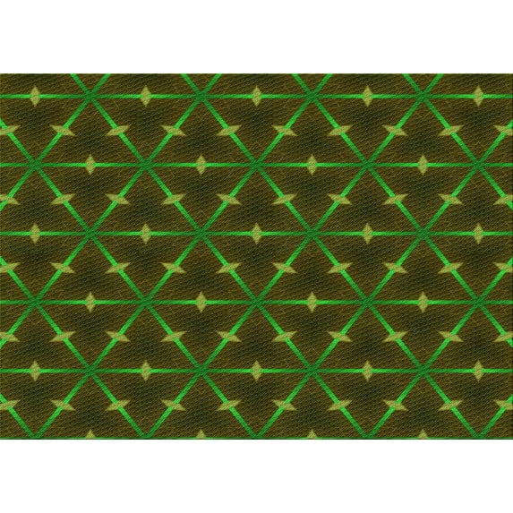 Ahgly Company Indoor Rectangle Patterned Blood Night Red Area Rugs, 3' x 5'