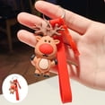 thumbnail image 4 of silicona colgante de Navidad monedero bolsa de coche Alce Colcomx Bolsos Llavero, 4 of 8