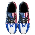 thumbnail image 2 of Israel United Sttes US Israel American flag Shoes Sneakers Black Size 12, 2 of 7