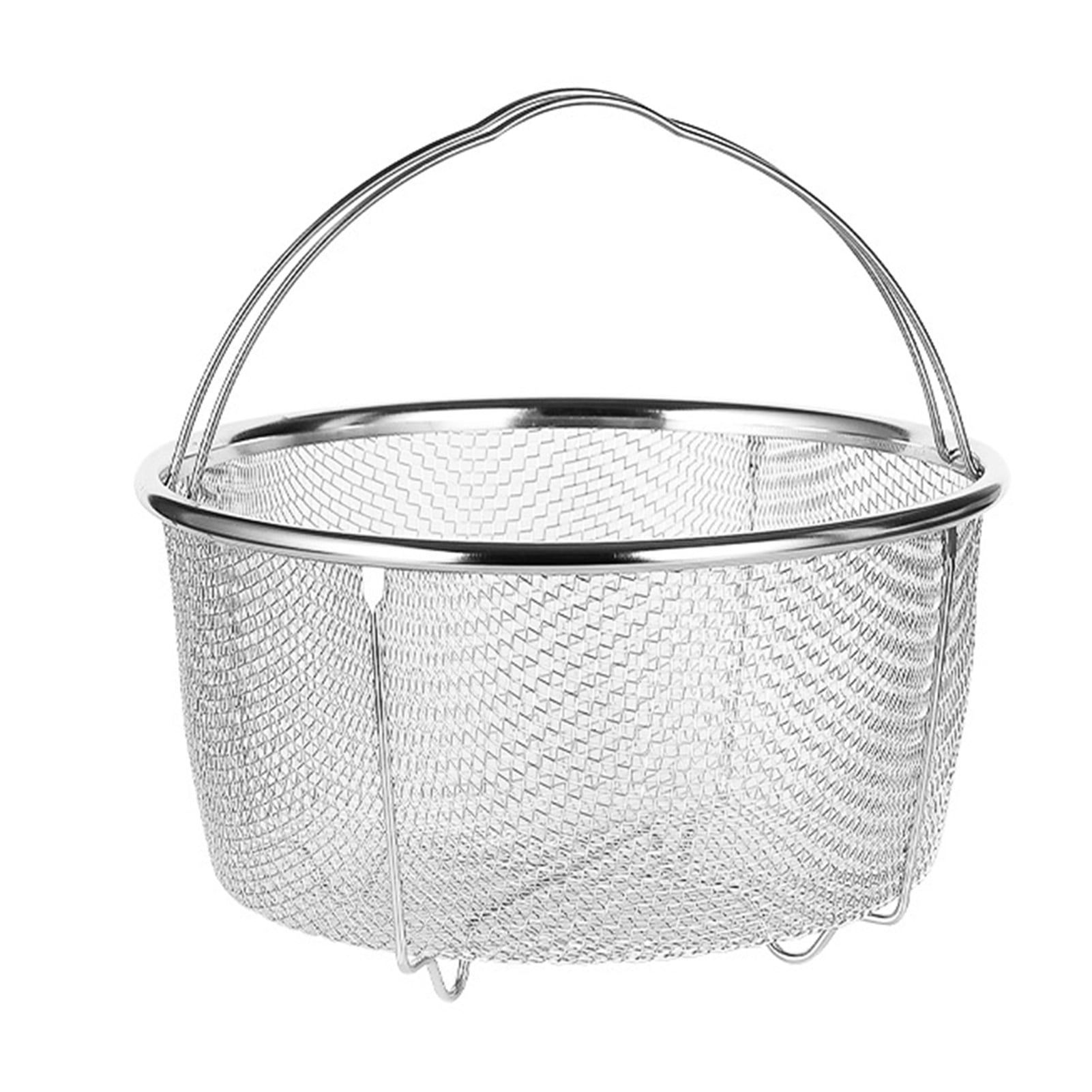 Mesh Steamer Basket, Steamer Cookware Stainless Steel Strainer Mesh Net