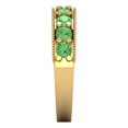 thumbnail image 4 of 1.81 ct Brilliant Round Cut Simulated Green Diamond 18K Yellow Gold Band SZ 9.25, 4 of 6