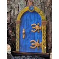 thumbnail image 3 of 6 piezas de puerta de hadas de bosque grande para jardín de hadas, decoración de jardín, puerta de cuento de hadas, decoración de árboles de jardín, decoración enana en miniatura de madera, puerta de cuento de hadas Rojo Verde, 3 of 3