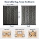 thumbnail image 2 of Alfombra exterior PASAMIC reversible impermeable 244x305 cm negra, 2 of 7