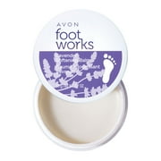 Set of 2 Avon Foot Works Lavender Softening Balm vitamin E, cocoa butter and shea butter hydrate dry skin soften rough patches on feet. 1.7 oz.