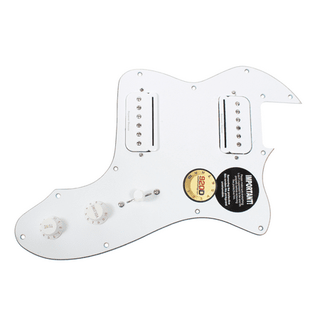 - 920D Fender Classic Series '72 Telecaster Tele Thinline Duncan P-Rails White