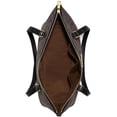 thumbnail image 3 of COACH Women's Gallery Leather Tote, Brown/Black, 3 of 5