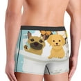 thumbnail image 3 of Fotbe Cute Dog In Bathtub Men’s Total Support Pouch Boxer Briefs, X-Temp Cooling, Moisture-Wicking Underwear, Regular, Long-leg and Trunk-XX-Large, 3 of 6