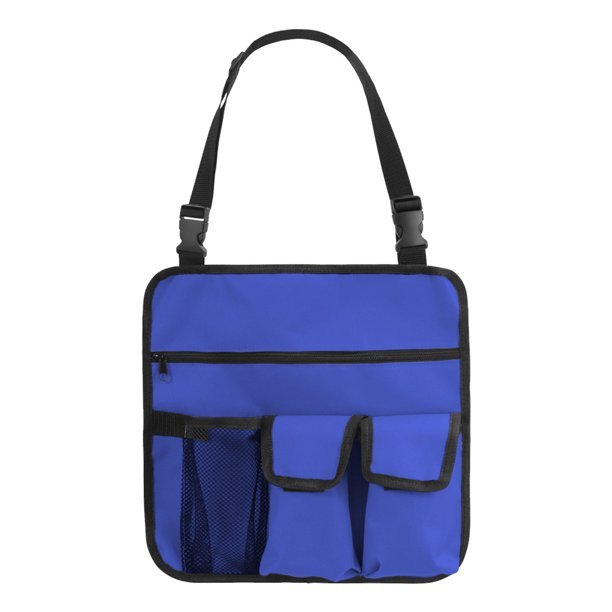 Soidarity Bolsa colgante para reposabrazos de silla para acampar al aire libre, impermeable, multiusos, gran capacidad, bolsillo de Deportes acuáticos Azul