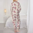 thumbnail image 3 of Bingfone Womens Pajama Sets Sparkling Ice Cream Print,Long Sleeve Loungewear Pajamas Set-XX-Large, 3 of 8
