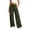 B1-Army Green Pants for Women, variant on Wide Leg Pants for Women Elastic High Waisted Drawstring Soft Denim Trousers Stretchy Loose Fit Palazzo Pants with Pockets Blue Pant,Size S-3XL
