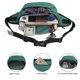 thumbnail image 4 of Bolso multifuncional para correr a prueba de salpicaduras para ocio, bolso de pecho para hombre, riñonera para correr y senderismo al aire libre, 4 of 5