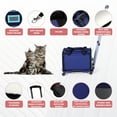 thumbnail image 3 of Cat Carrier with Wheels Soft Carrier for Puppy Cats Under 44lbs, Rolling Cat Carrier for Travel, Camping, Outdoor, 3 of 7