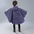 thumbnail image 6 of Odeerbi Rain Coats Kids Rain Jacket Waterproof Girls Boys Rain Cape Kid Hooded Jacket Hooded Bats, 6 of 7