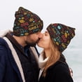 thumbnail image 5 of Lsque BBQ Barbecue Grill Pattern Knitted Beanie, Unisex Winter Hat, Knit Hat Winter Beanies Thick Fisherman Beanies Cuffed Plain Skull Caps, 5 of 6