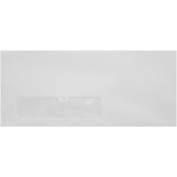 LUXPaper #10 Window Envelopes, 4 1/8 x 9 1/2, Bright White, 250/Pack