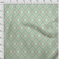 thumbnail image 3 of oneOone Polyester Lycra Fabric Diamond Geometric Printed Fabric 1 Yard 56 Inches Wide, 3 of 4