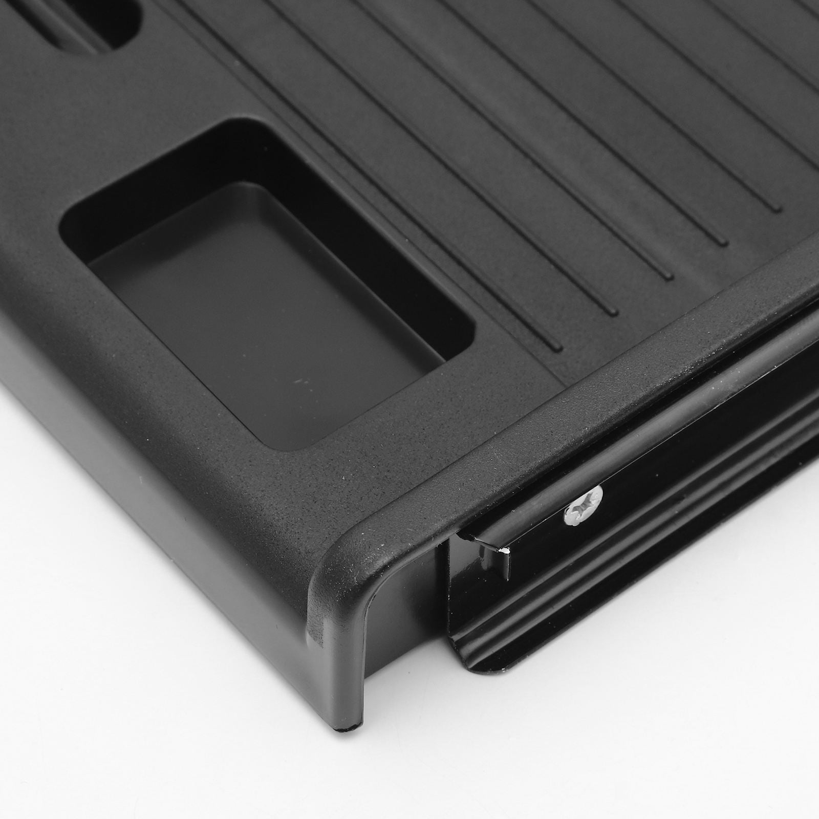LULULION Under Desk Keyboard Drawer Black PP Space Saving for Computer 1Set
