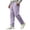 Light Purple, variant on Rexolia Mens Stretch Straight Sweatpants 2 Zip Pockets Elastic Drawstring Waist Lightweight Black L