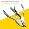thumbnail image 4 of Multifunctional Stainless Steel & Nylon Craft Pliers with Flat/Pointed/Round Nose - Durable Hand Tool for Gold/Silver Wire Bending, Jewelry Making & DIY Hardware Projects, 4 of 6