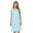 Flower Green, variant on Casual Nights Women's Smocked Lace Short Sleeve Nightgown