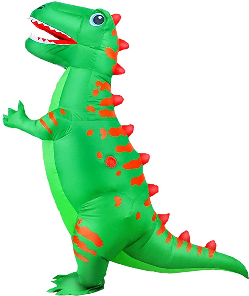 DomKom Halloween Dinosaur Inflatable Costume Adult,Inflatable Dinosaur